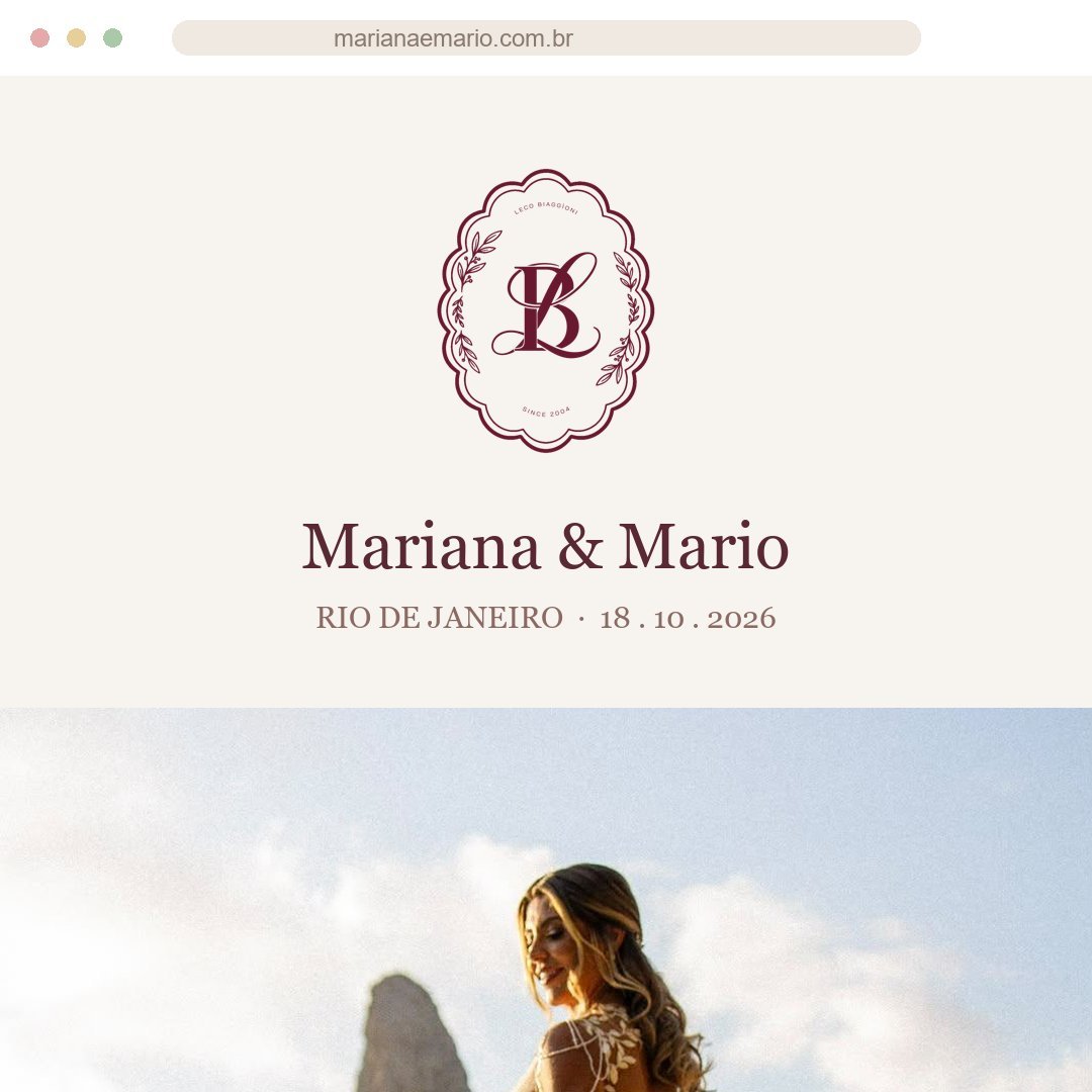 Site do casal — Laura & Tyler
